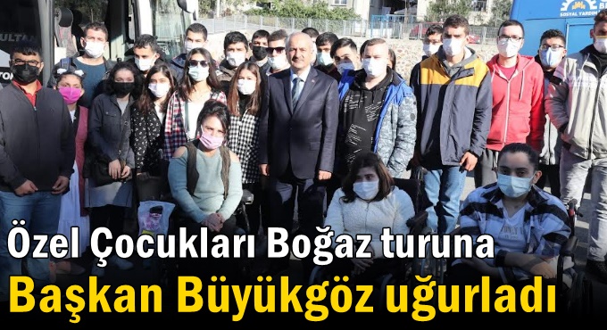 Özel Çocukları Boğaz Turuna Başkan Büyükgöz Uğurladı