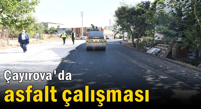 Cumhuriyet’te asfalt çalışması