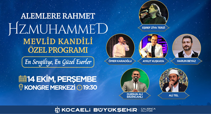 Büyükşehir’den Mevlid Kandili Özel Programı