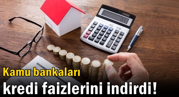 Kamu bankaları kredi faizlerini indirdi!