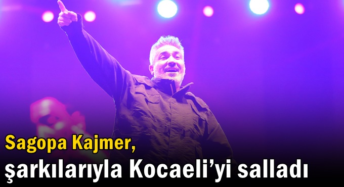 Sagopa Kajmer, şarkılarıyla Kocaeli’yi salladı