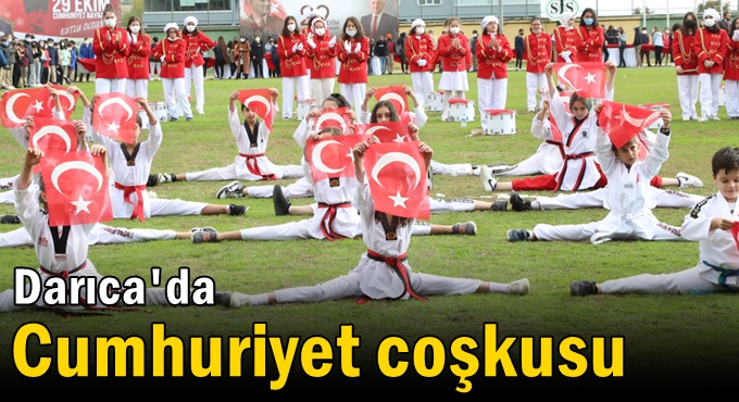 Darıcada Cumhuriyet coşkusu