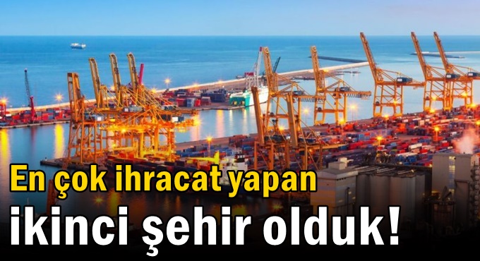 Kocaeli ikinci sırada yer aldı