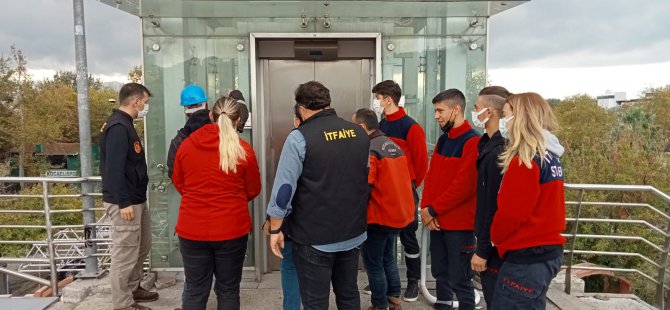 Kocaeli İtfaiyesi’nde eğitimler sürüyor