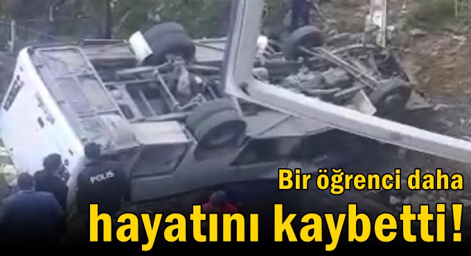 Bir öğrenci daha hayatını kaybetti!