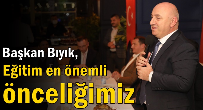 Başkan Bıyık, Öğretmenler günü dolayısıyla okul müdürleriyle buluştu