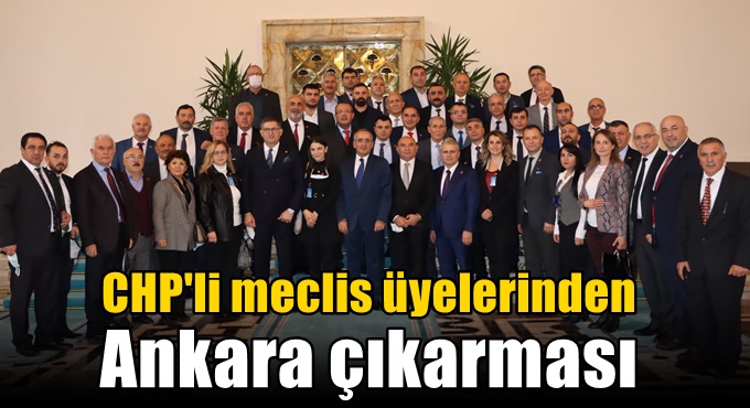 CHP'li meclis üyelerinden Ankara çıkarması