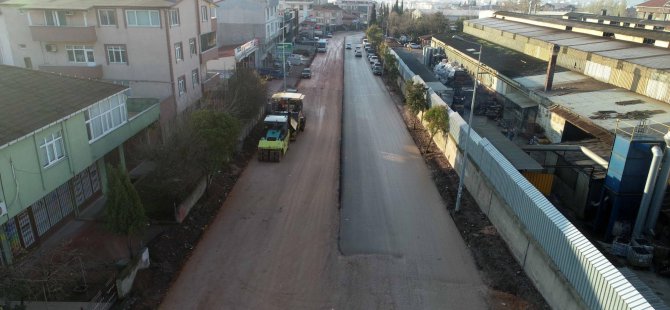 Gölcük’te yeni hastane yolu tamamlanıyor