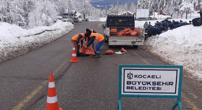 Yollarda onarım çalışmaları yapıldı