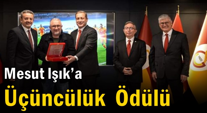 Mesut lşık’a Üçüncülük  Ödülü