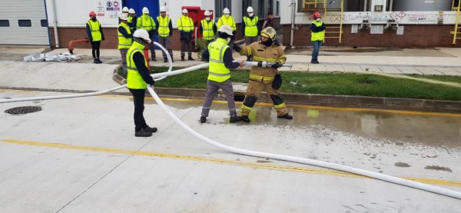 Büyükşehir İtfaiyesinden Çanakkale’de eğitim