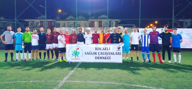 Kocaeli Sağlık Çalışanları FUTBOL TURNUVASI yapıldı