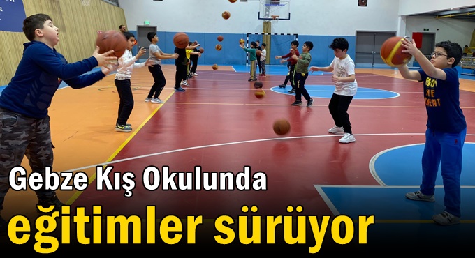 Gebze Kış Okulunda Eğitimler Sürüyor