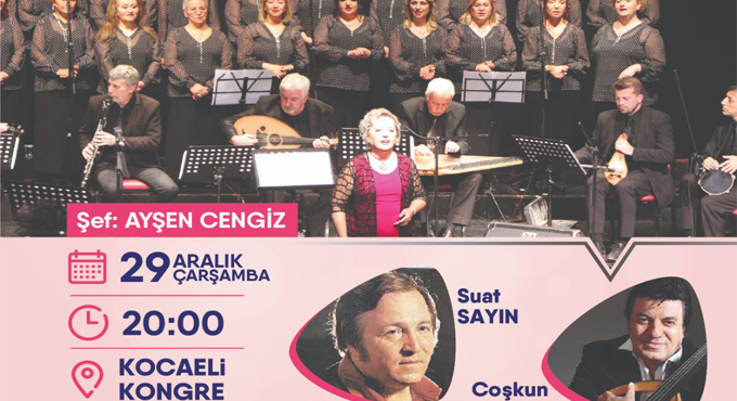 Büyükşehir Kadınlar Korosu’ndan  Suat Sayın ve Coşkun Sabah besteleri konseri