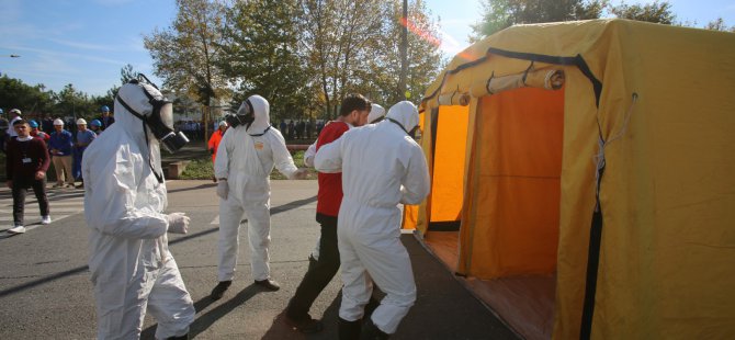 Kocaeli İtfaiyesi’nden yangına 8 dakikada müdahale