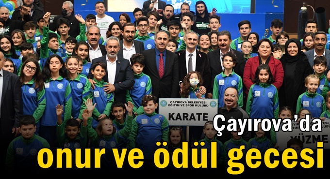 Çayırova’da onur ve ödül gecesi