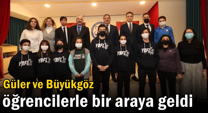 Kaymakam Güler ve Başkan Büyükgöz  Yücel Boru Lisesi’nde Bayrak Töreninde