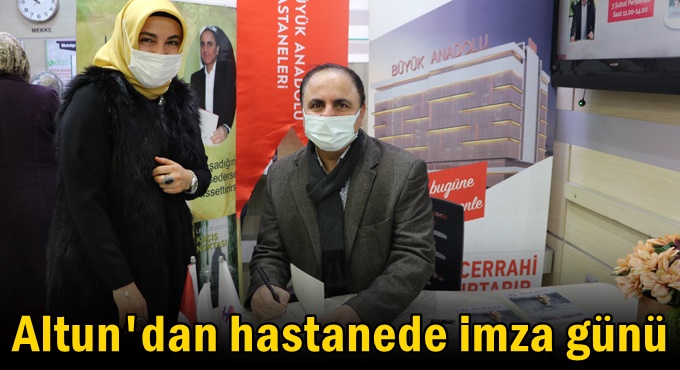 Hastanede imza günü