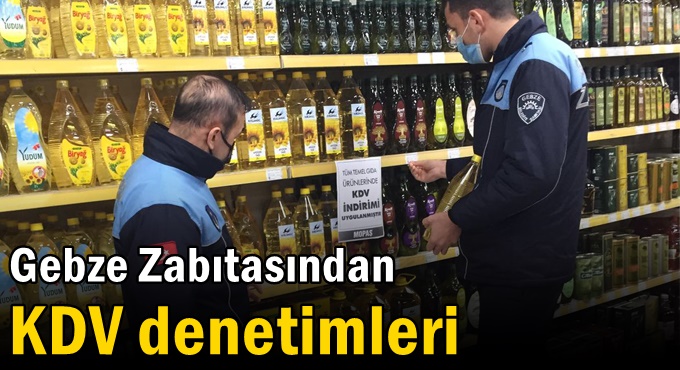 Zabıtadan KDV denetimleri