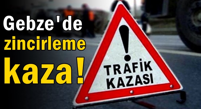 Zincirleme kazada anne ve kızı yaralandı