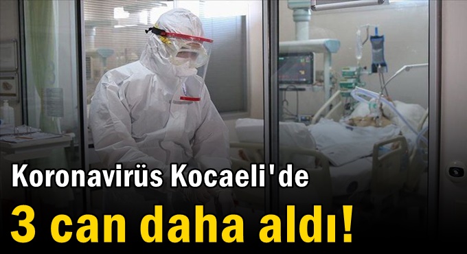 Koronavirüs Kocaeli'de 3 can daha aldı!