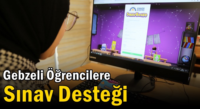 Gebzeli Öğrencilere Sınav Desteği