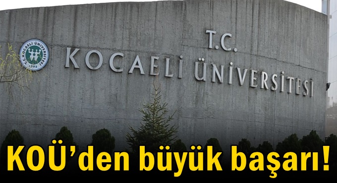 KOÜ’den büyük başarı!