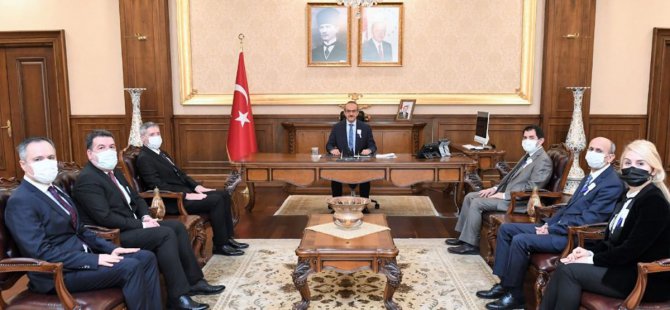 Vergi Dairesi çalışanlarından Vali Seddar Yavuz'a ziyaret