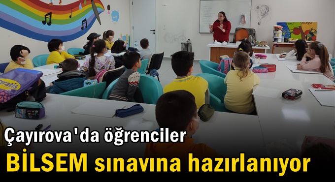 Öğrenciler BİLSEM sınavına hazırlanıyor