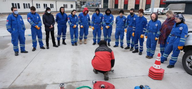Kocaeli İtfaiyesinden YÜDAK’a eğitim