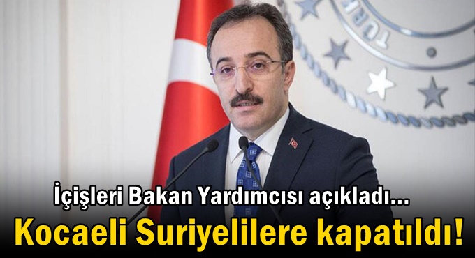 Kocaeli Suriyelilere kapatıldı!