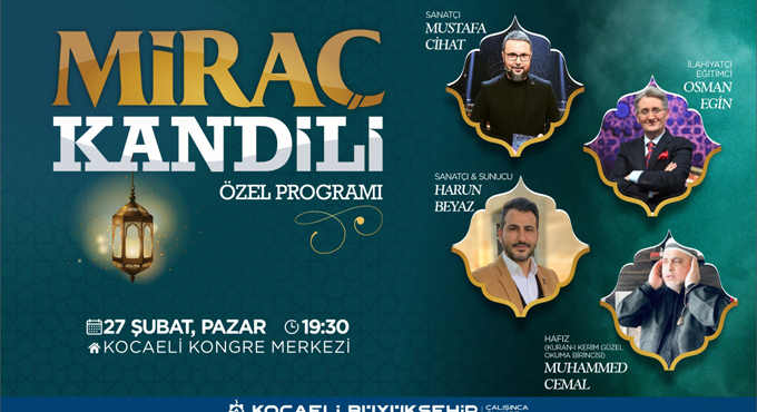 Büyükşehir’den Miraç Kandili Özel Programı