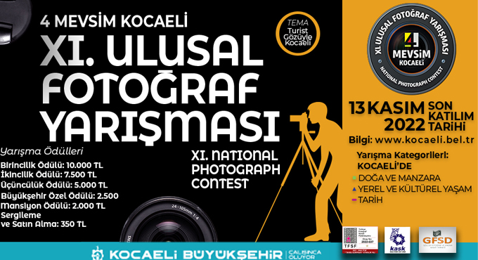 4 Mevsim Kocaeli XI. Ulusal Fotoğraf Yarışması başlıyor