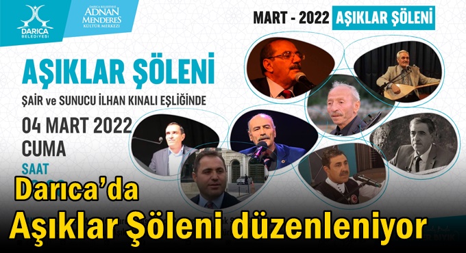 Darıca’da Aşıklar Şöleni düzenleniyor
