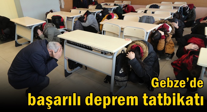 Gebze’de Başarılı Deprem Tatbikatı