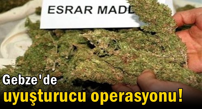 1 kilo 400 gram esrar ele geçirildi!