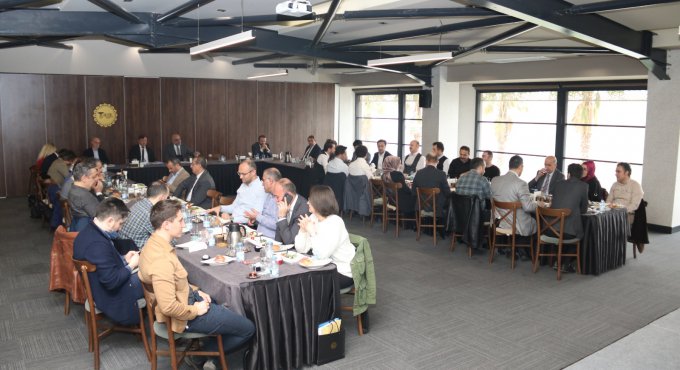 İlçe belediyeleriyle imar toplantısı yapıldı