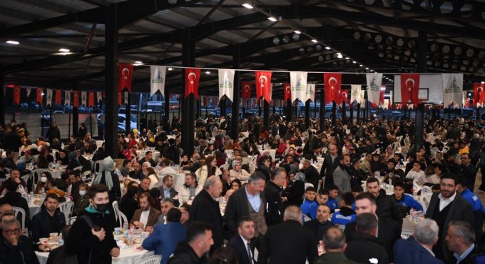 Kartepe'de 6 bin kişilik iftar