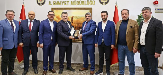 KOTO’dan İl Emniyet Müdürü Tipioğlu’na 177. yıl ziyareti