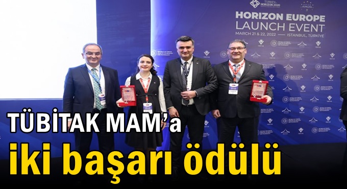 TÜBİTAK MAM’a iki başarı ödülü