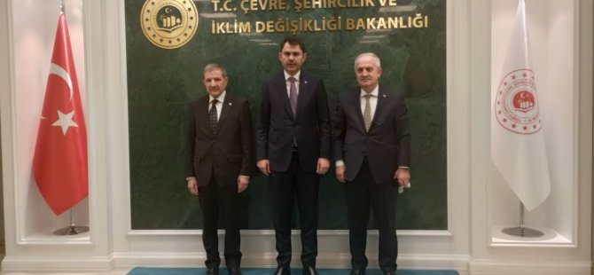 Aygün ve Şeker’den Bakan Kurum’a Ziyaret