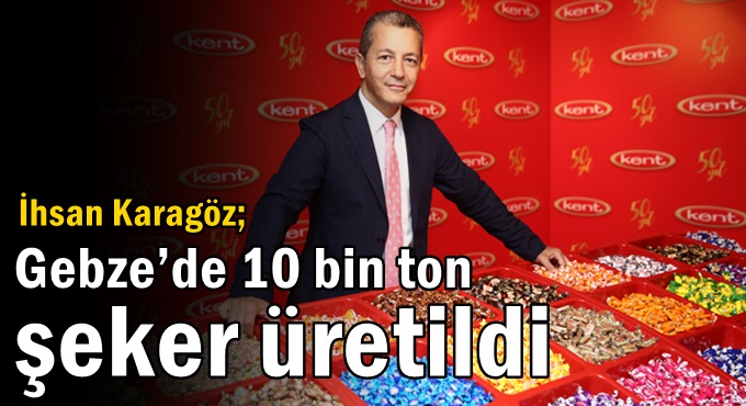 Gebze’de 10 bin ton şeker üretildi