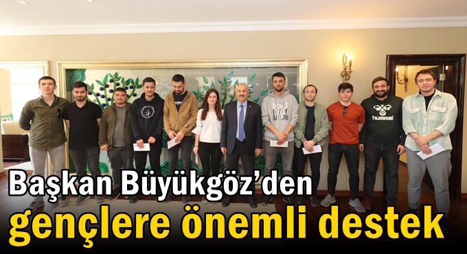 Ülkemizi Amerika’da Temsil Edecek Gençlere  Başkan Büyükgöz’den önemli destek