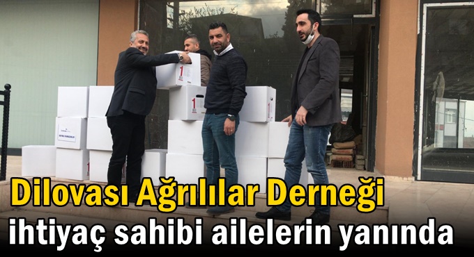 Dilovası Ağrılılar Derneği ihtiyaç sahibi ailelerinin yanında