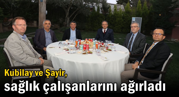Kubilay ve Şayir, sağlık çalışanlarını ağırladı