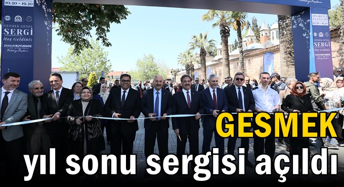 GESMEK Yıl Sonu Sergisi Açıldı