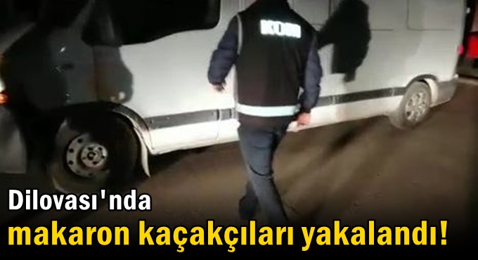 Dilovası'nda makaron kaçakçıları yakalandı!