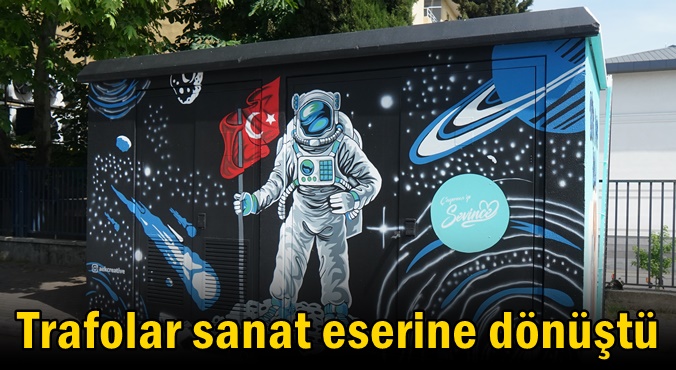 Trafolar sanat eserine dönüştü