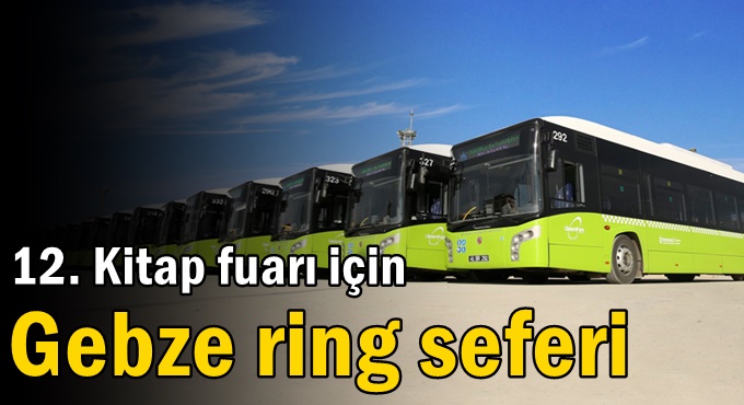 12. Kitap fuarı için 3 ücretsiz ring sefer