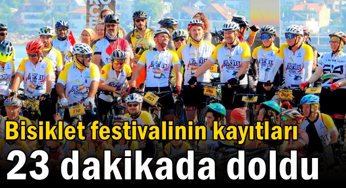 Bisiklet festivalinin kayıtları 23 dakikada doldu